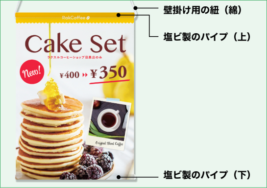 タペストリーの付属品について