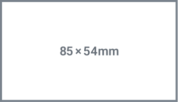 クレジットカードサイズ