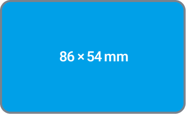 プラスチックカード(選択時)