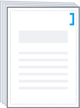 タテ右綴じ(上1ヶ所)