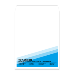 部分印刷 角1封筒