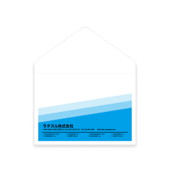 部分印刷 洋2封筒(ダイヤ貼り)