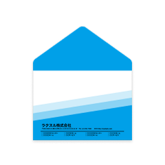 全面印刷 洋2封筒(ダイヤ貼り)