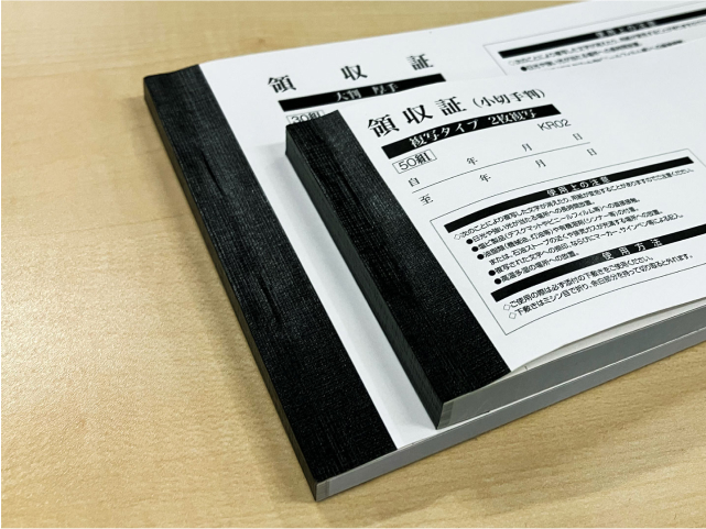 針金綴じ製本クロステープ巻きのイメージ