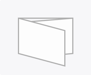 横向き折りパンフレット