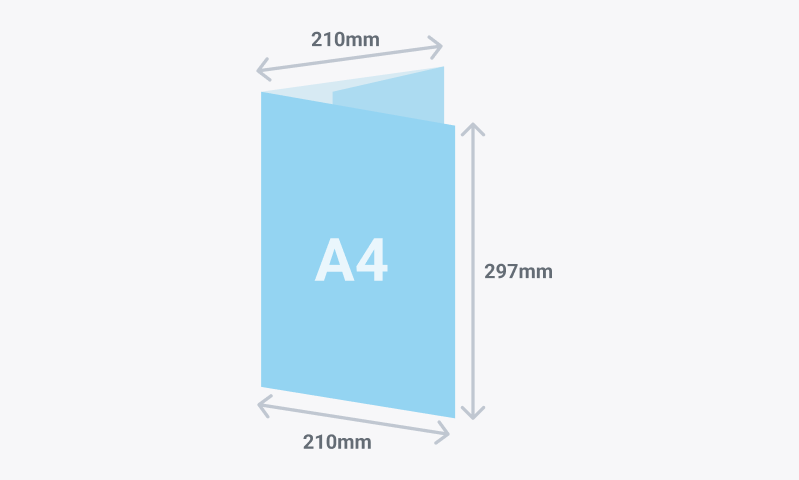 A4仕上がり 仕上がりサイズ