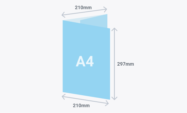A4仕上がり 仕上がりサイズ