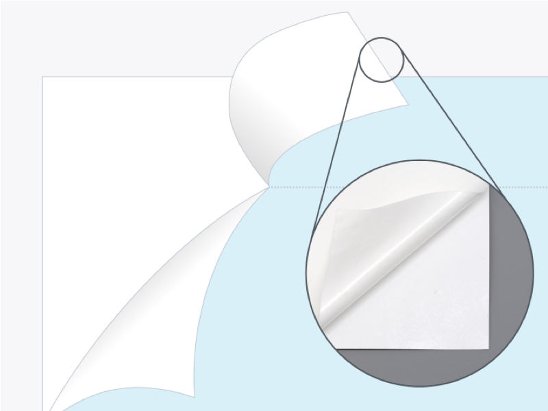 裏面のりつき(貼れるポスター)