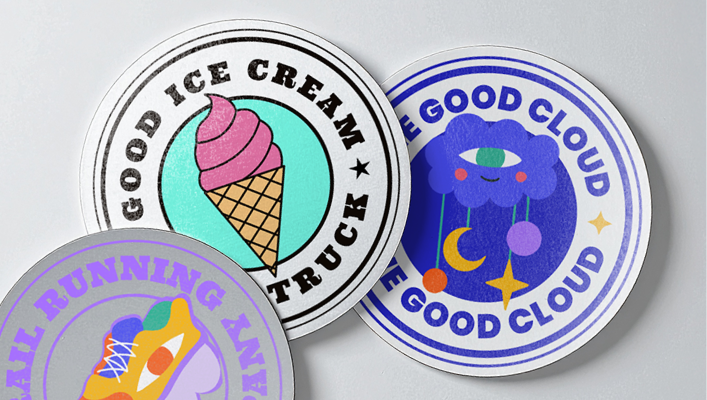 販促用のノベルティステッカーに