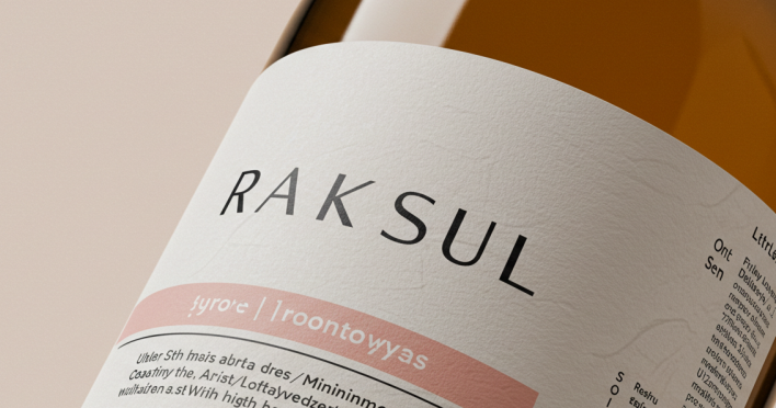 瓶に貼れるラベルシール