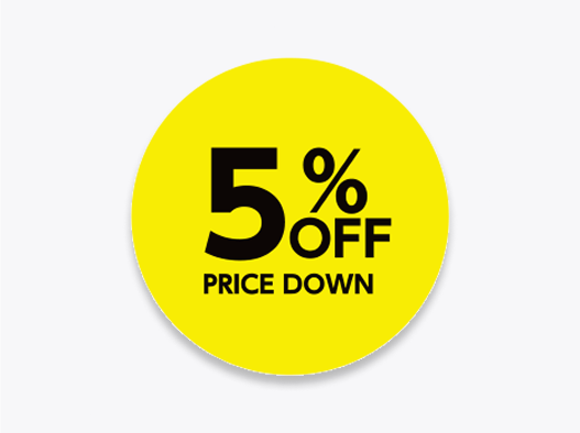 セール表示シール